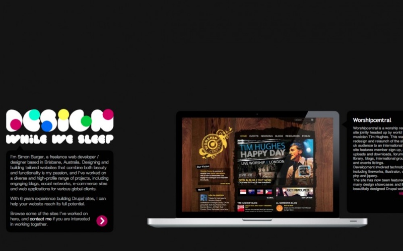 Drupal sites showcase screenshot