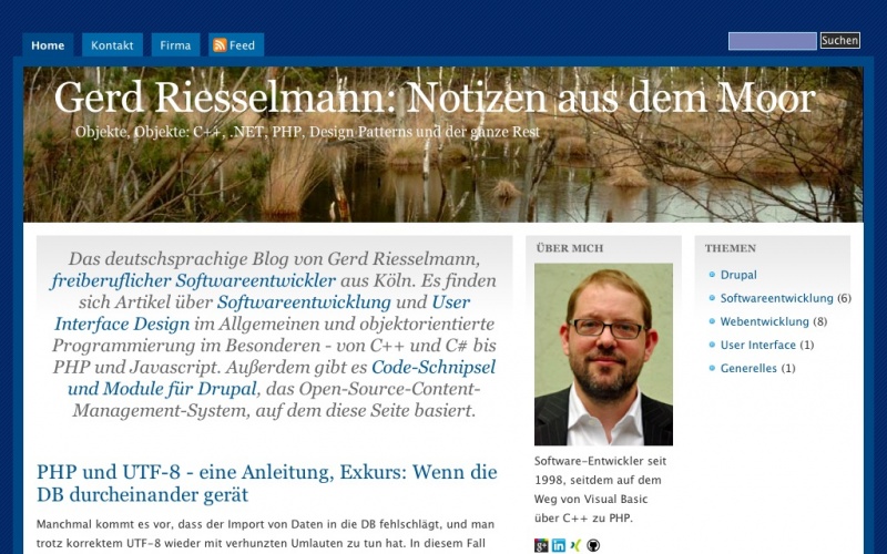 Drupal sites showcase screenshot