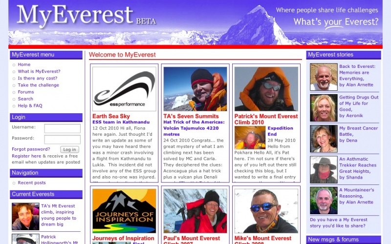 Drupal sites showcase screenshot