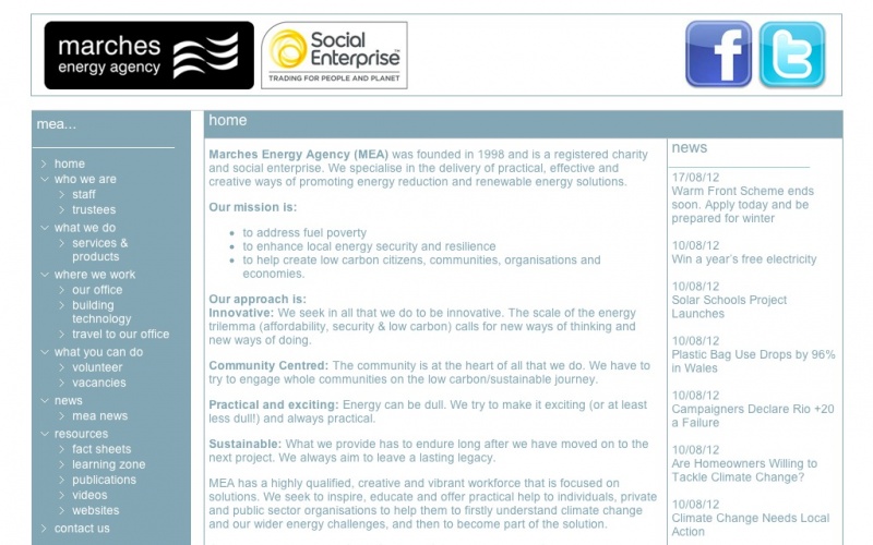 Drupal sites showcase screenshot