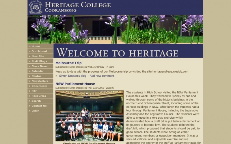Drupal sites showcase screenshot