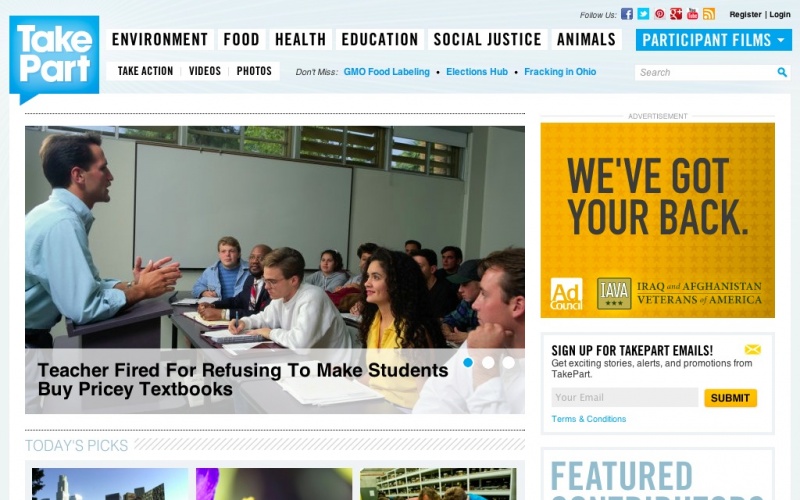 Drupal sites showcase screenshot