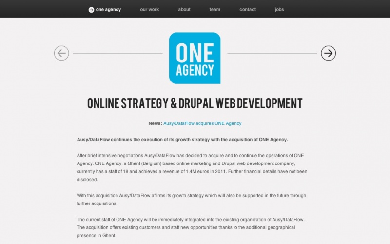 Drupal sites showcase screenshot