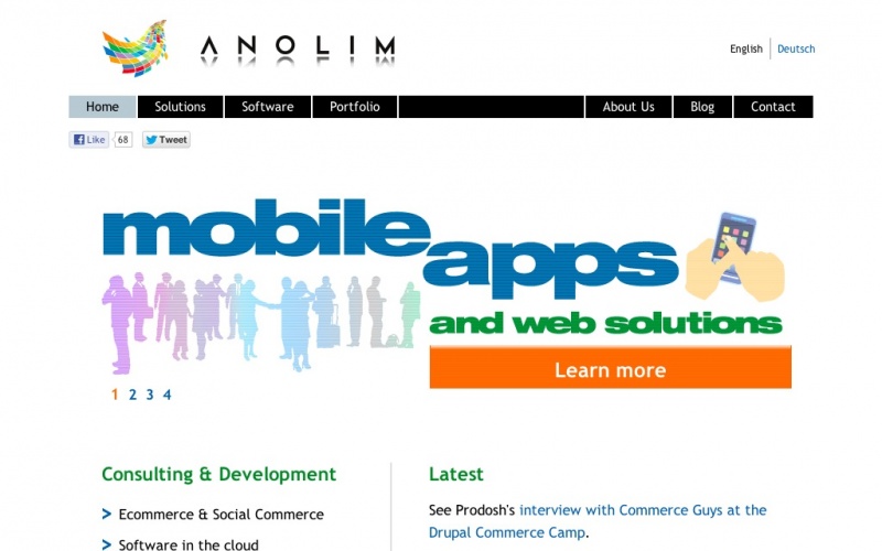 Drupal sites showcase screenshot