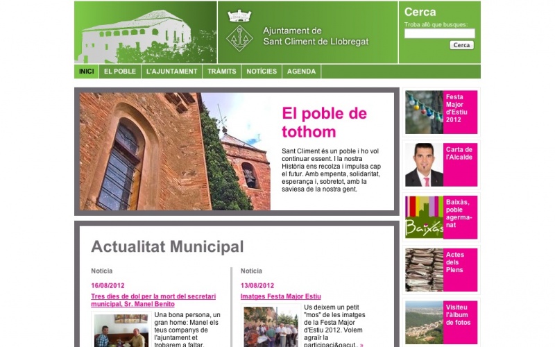 Drupal sites showcase screenshot
