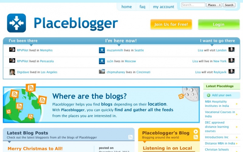 Drupal sites showcase screenshot