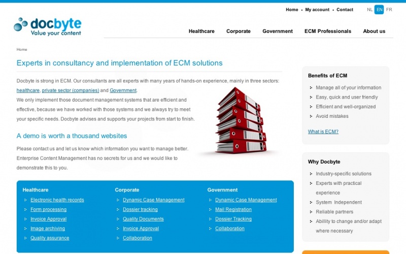 Drupal sites showcase screenshot