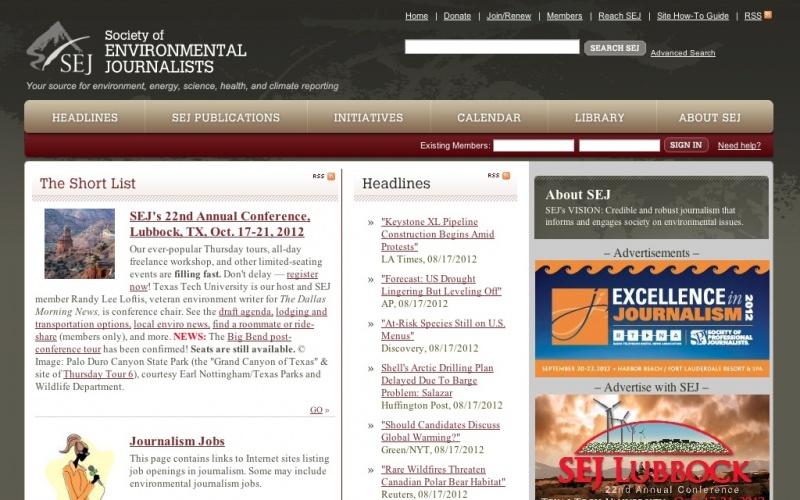 Drupal sites showcase screenshot