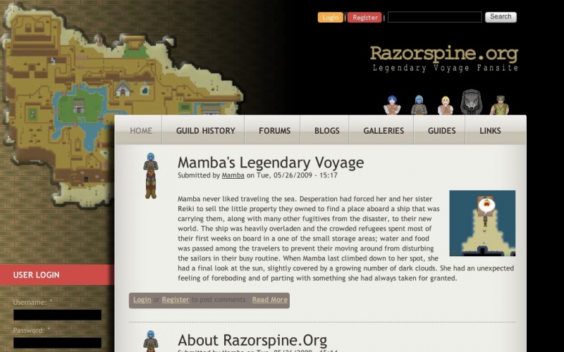 Drupal sites showcase screenshot