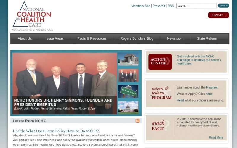 Drupal sites showcase screenshot