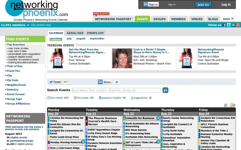 Drupal sites showcase screenshot