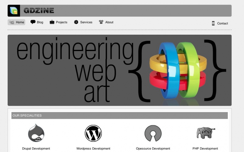 Drupal sites showcase screenshot