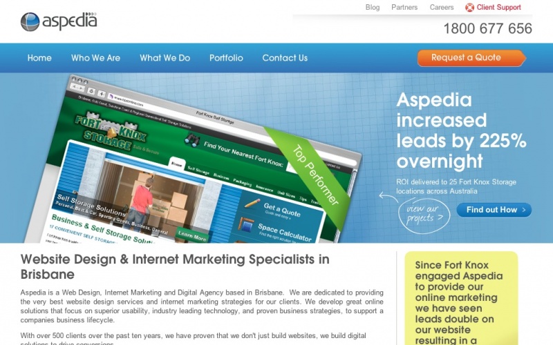 Drupal sites showcase screenshot