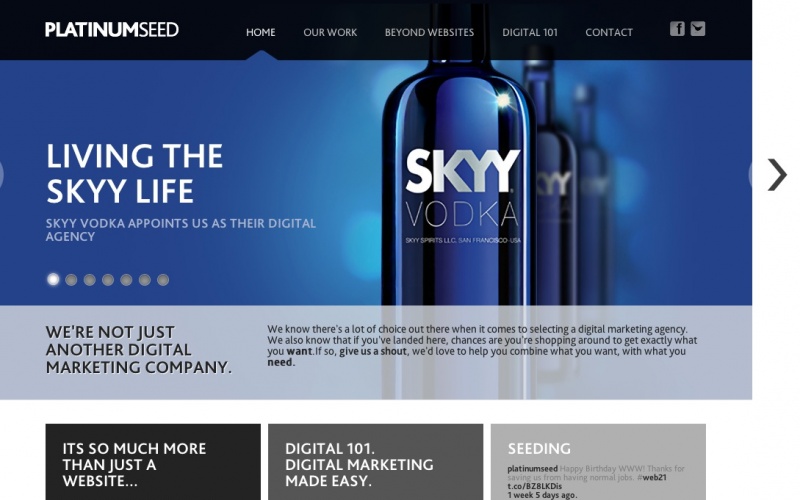 Drupal sites showcase screenshot