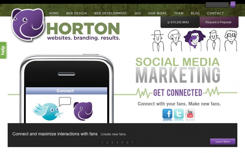 Drupal sites showcase screenshot