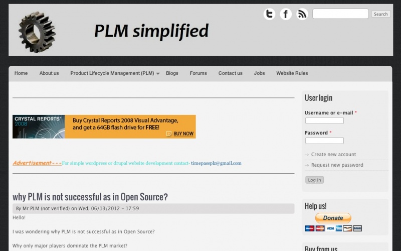 Drupal sites showcase screenshot
