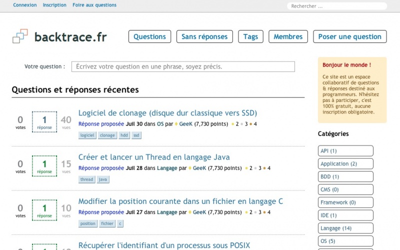Drupal sites showcase screenshot