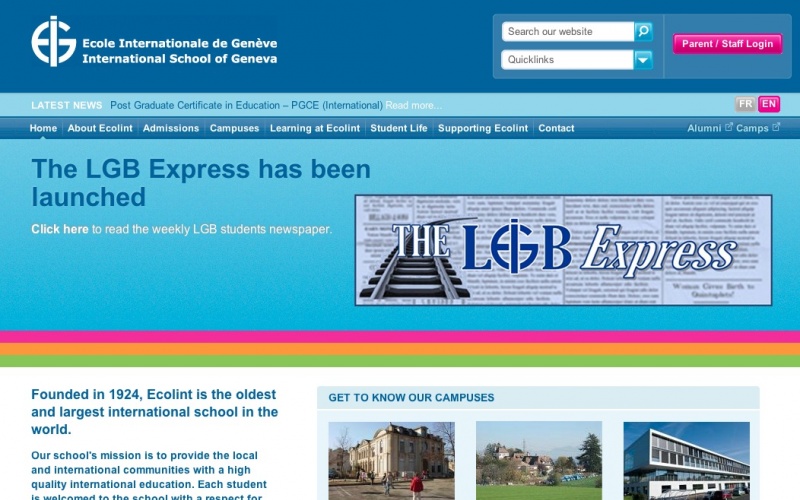 Drupal sites showcase screenshot