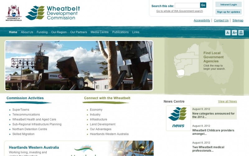 Drupal sites showcase screenshot
