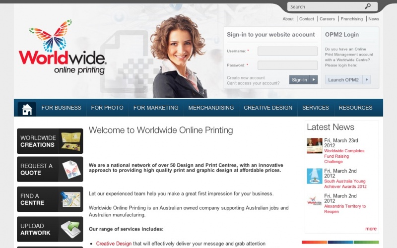 Drupal sites showcase screenshot