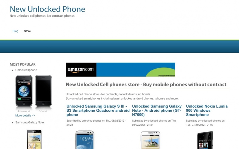 Drupal sites showcase screenshot