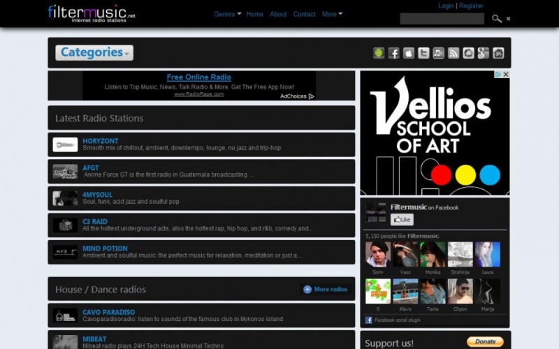 Drupal sites showcase screenshot
